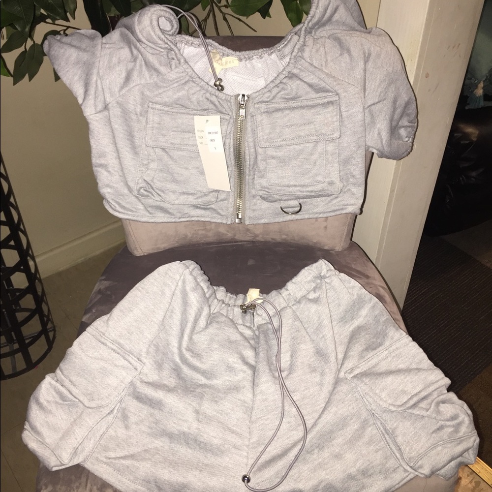 2 piece short set